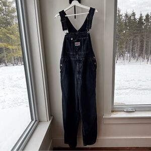 Vintage IKEDA Dark Wash Overalls Size L